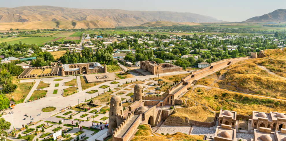 View of Hisor Fortress in Tajikistan