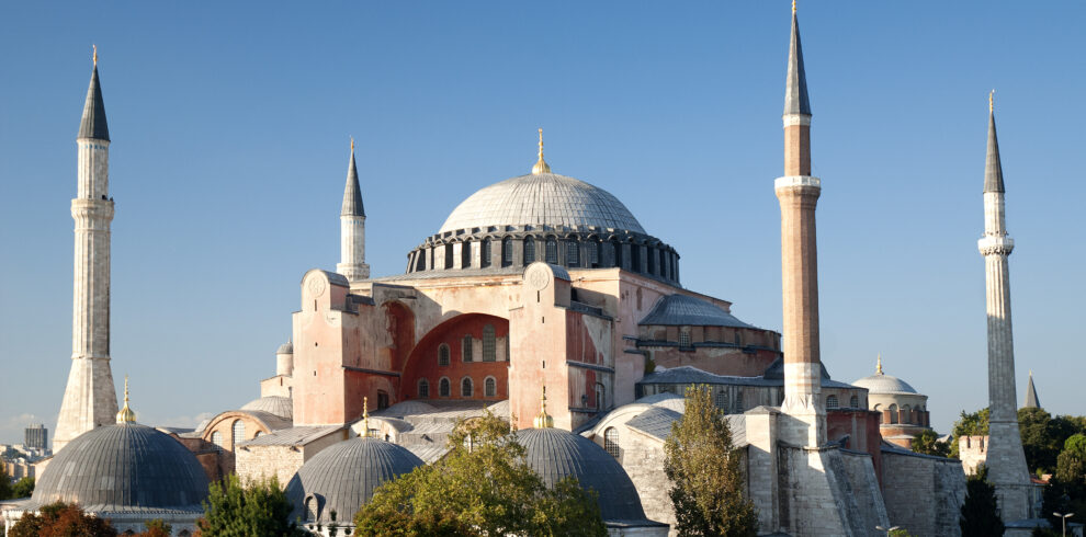 hagia sophia mosque in instanbul turkey