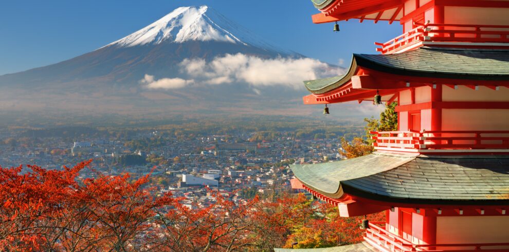 Mt. Fuji and Pagoda