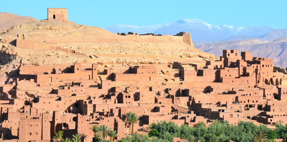 Traditional fortified city in Morocco, Africa.